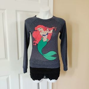 Disney Ariel long sleeve graphic tee sz XS
